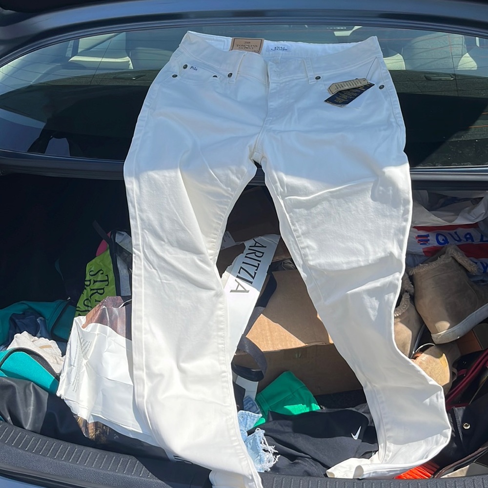 New never worn with  tags  talk Lauren polo white jeans
